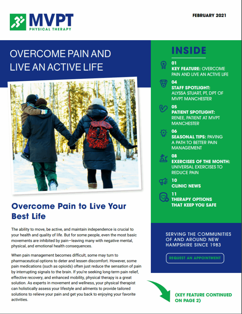 Overcome Pain and Live an Active Life