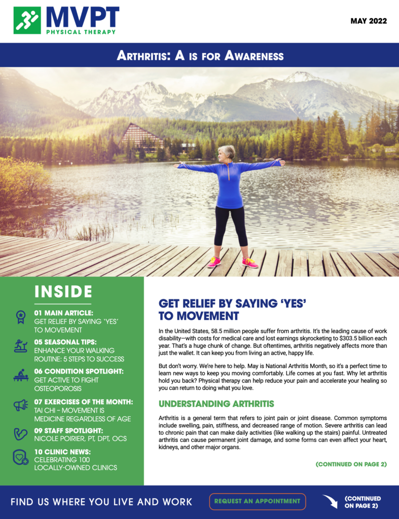 Arthritis: ‘A’ Is for Awareness