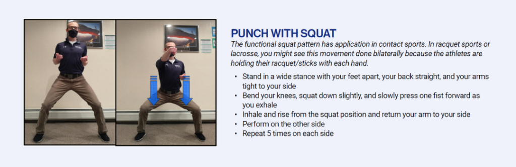 Punch with squat