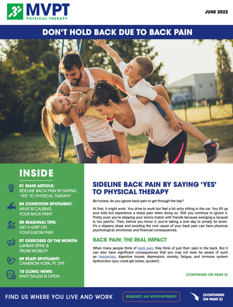 Don’t Hold Back Due To Back Pain