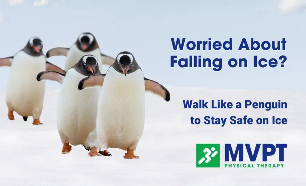 Worried about falling on ice? Walk like a penguin