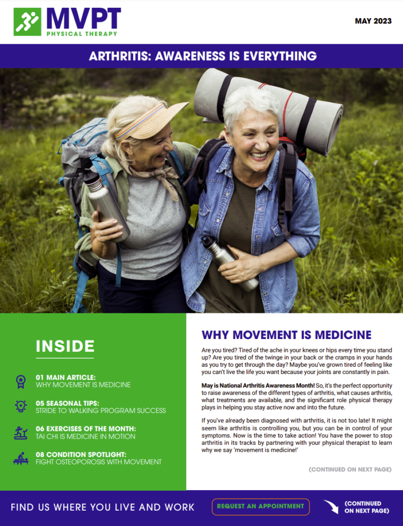 Arthritis: Awareness Is Everything