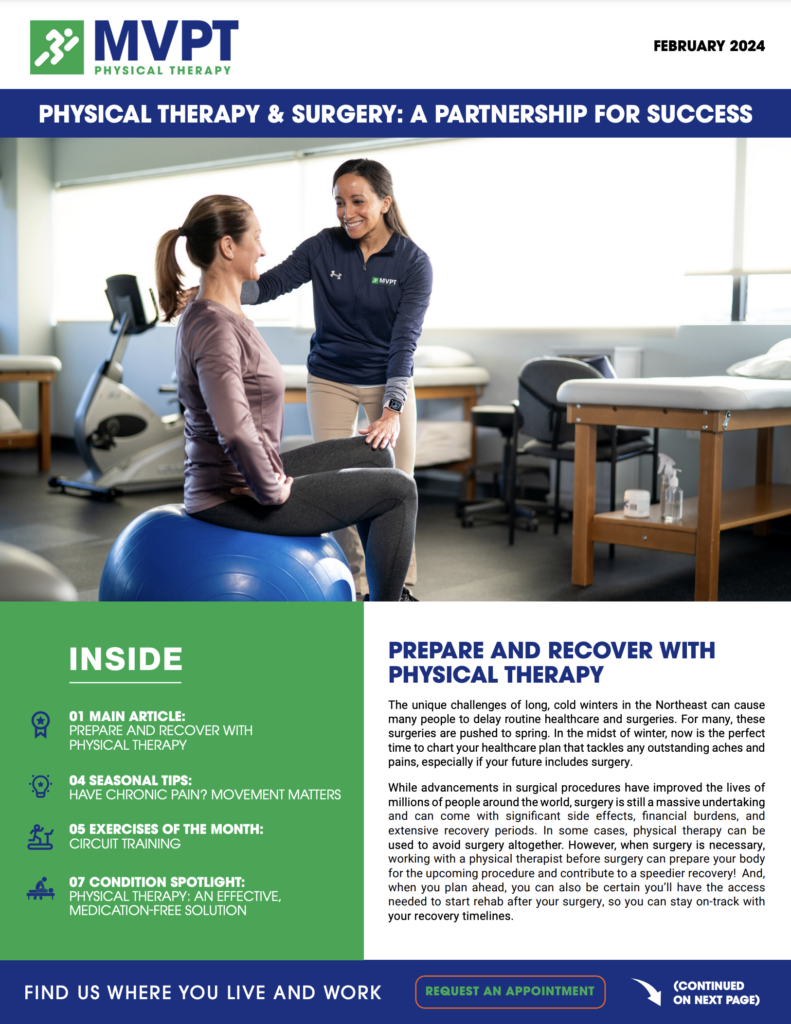 Physical Therapy & Surgery: A Partnership For Success